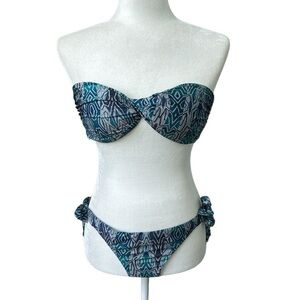 Hurley Swim Bandeau Bikini Set Mediums